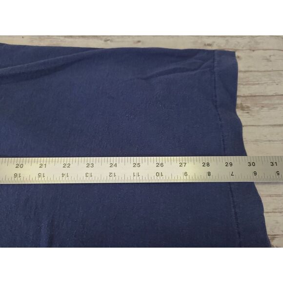 Vintage Single Stitch America T-shirt Mens Xl Fruit Of The Loom Tag Blue‎ - Picture 10 of 12